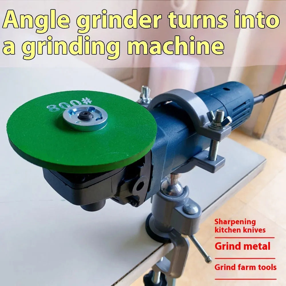 Small flat 360 rotating universal clamp-on bench vise in tungsten steel with bracket type clamp