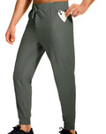 Men's loose casual trousers in polyester fabric available in multiple colours and sizes