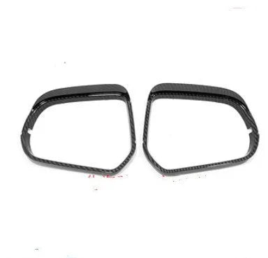 Plastic rearview mirror protection covers with Tremella pattern in silver and black colour options