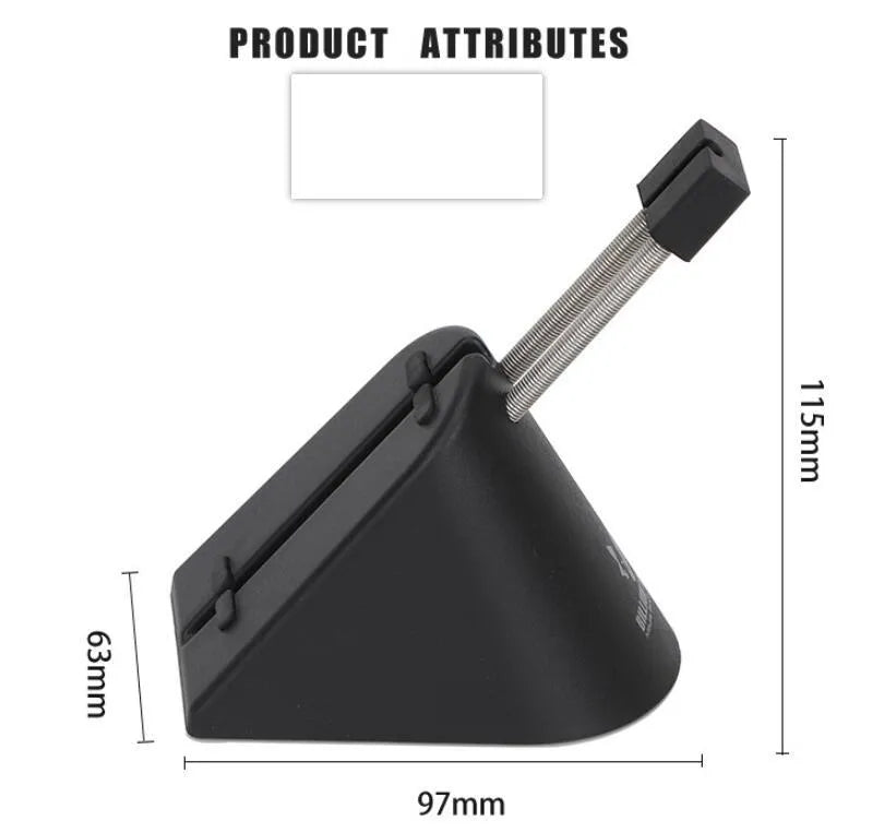 ABS plastic mouse cable bracket holder in black or white colour for wired mouse cable management