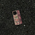 Plaid phone case with anti-fingerprint and heat dissipation for iPhone 7-16 series, frosted finish