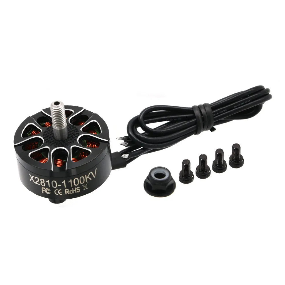Multi-axis flight model brushless motor with metal construction in X2810 size