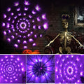 LED spider web light 1.5 metre diameter PVC Halloween decoration with warm glow on wall