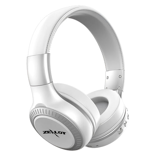 Wireless Bluetooth headphones ZL B19 model in blue or silver with over-ear design