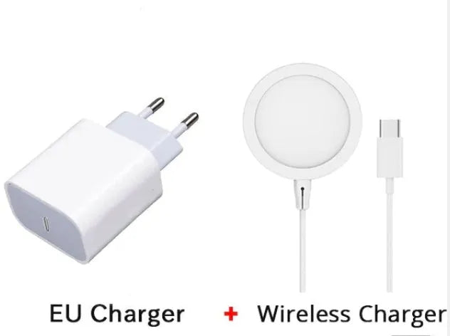 Metal magnetic wireless charger compatible with Apple Magsafe for iPhone 12 and 13 series