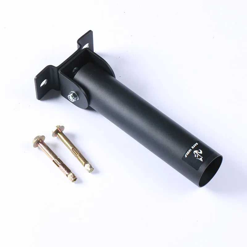 Steel pipe wall rack for 25 barbell rods with 25mm or 50mm inner diameter options