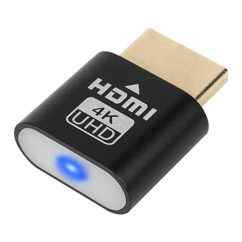 Graphics card HDMI dummy plug virtual display with 26.5mm interface in multiple colour options