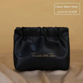 Large capacity travel toiletry bag in caramel mocha colour, made from waterproof PU with expandable storage and dry-wet separation