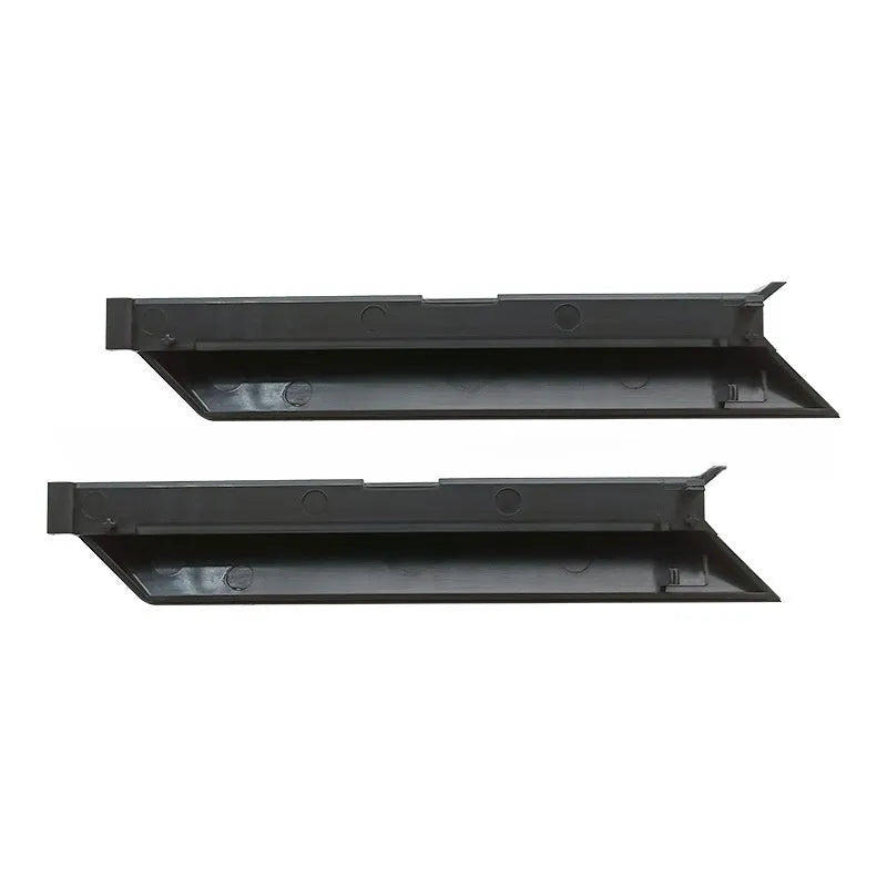 Black PS4 Pro hard drive bottom cover, warehouse door baffle and block strip service parts.
