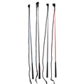 Advanced equestrian training whip with nylon fibreglass core and ergonomic handle