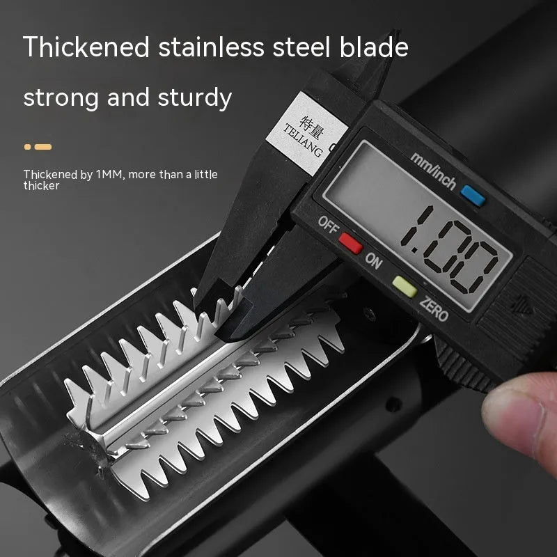 125W handheld electric fish scaler machine in black with charging base and fish scale scraper