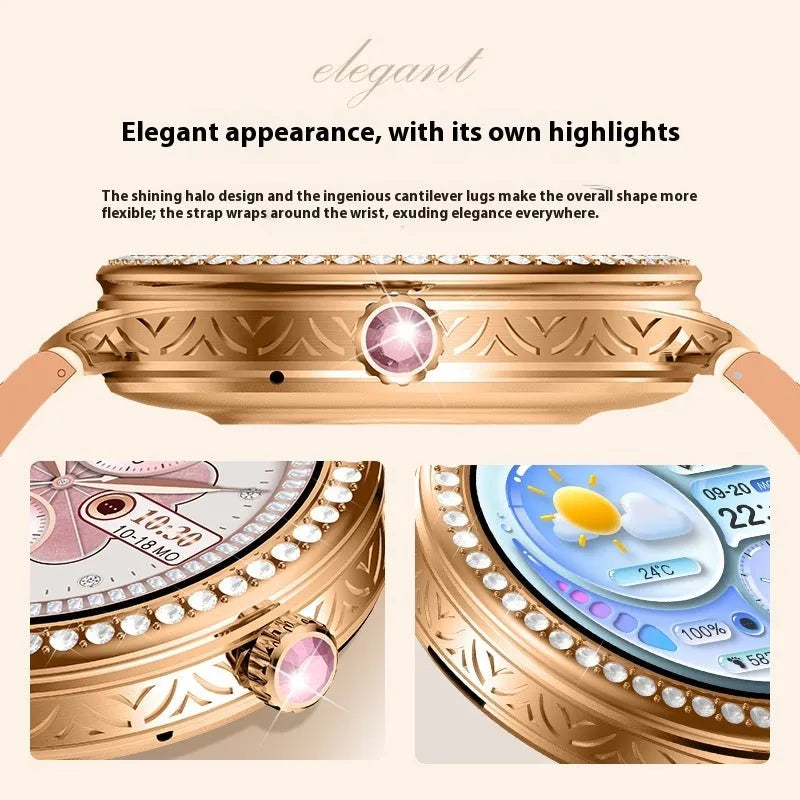 HW16 MINI women's smart watch with TFT screen heart rate monitoring and Bluetooth calling