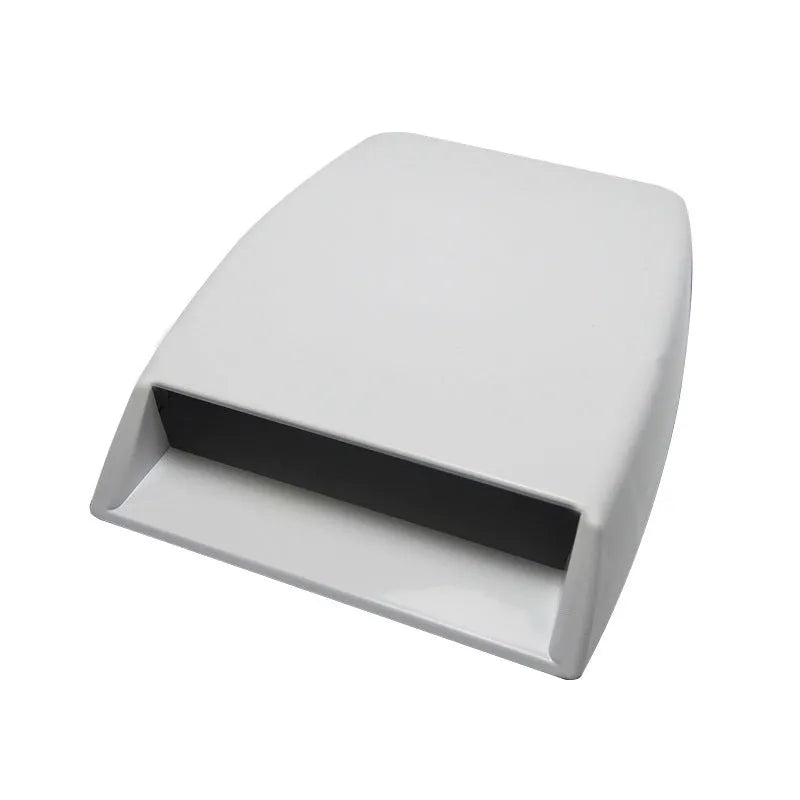 ABS plastic automobile decoration air inlet simulation vent in black, white, and silver colour options.