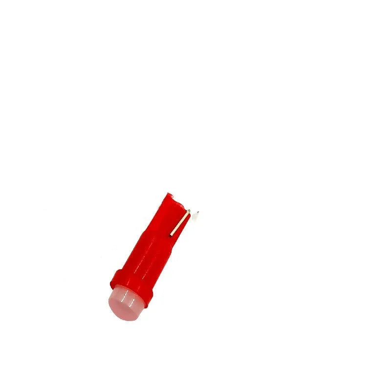 Ceramic T5 LED car bulb for instrument and dashboard lighting in multiple colours