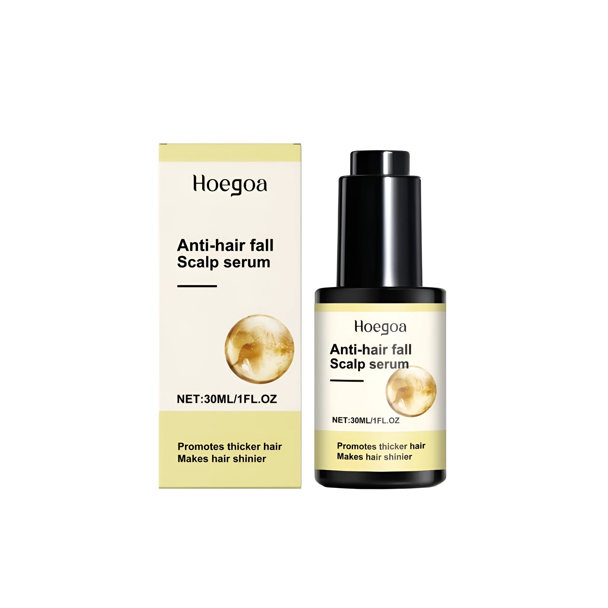 30ml bottle of hair care liquid conditioner with ginger and rosemary oils