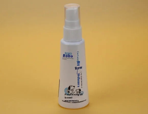 Pet positioning defecation inducer spray 60ml bottle for dog and cat toilet training