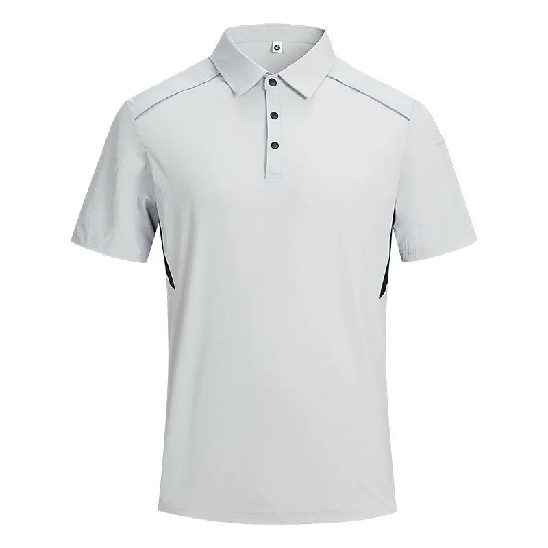 Men's quick-dry work t-shirt with ice feeling technology in solid colours