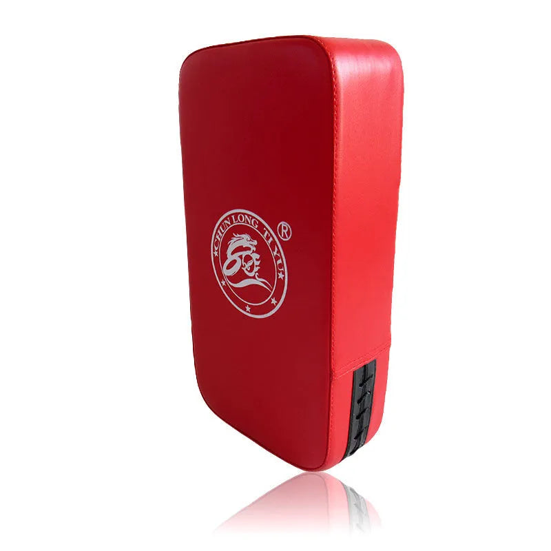 Square red taekwondo foot target pad for martial arts kicking training