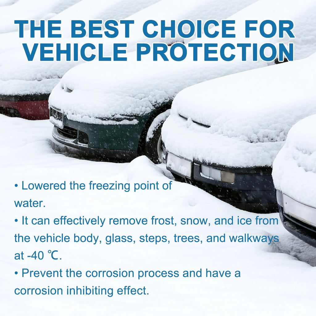 Car snow melting effervescent tablets pack of 20 for winter vehicle de-icing