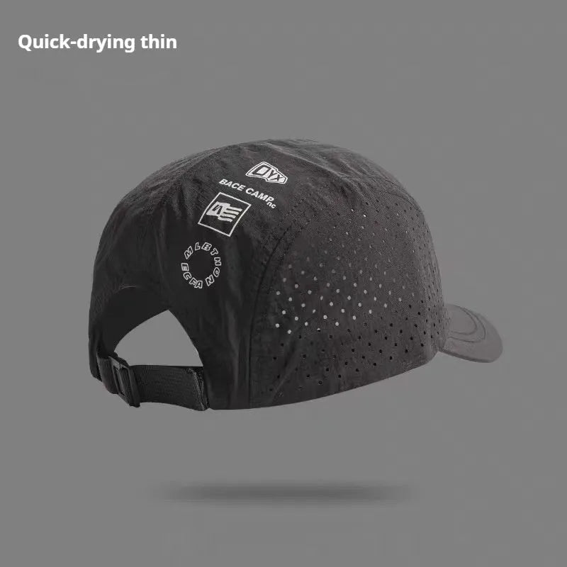 Men's adjustable acrylic mesh baseball cap in dome crown design for summer wear