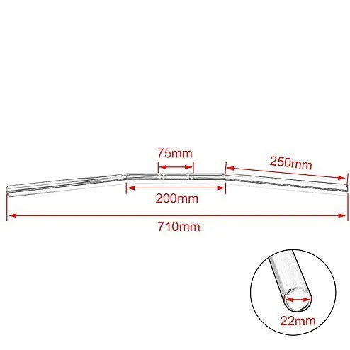 Retro 25mm iron faucet handlebar accessory in black finish for standard modified fittings