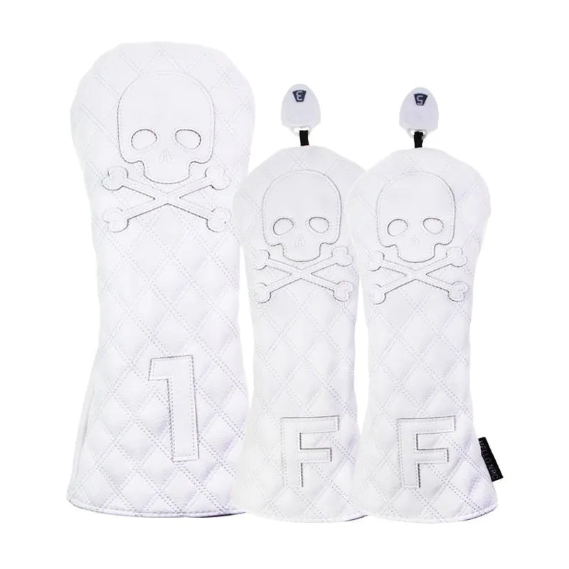 Black and white waterproof golf wooden pole protective cover for club protection