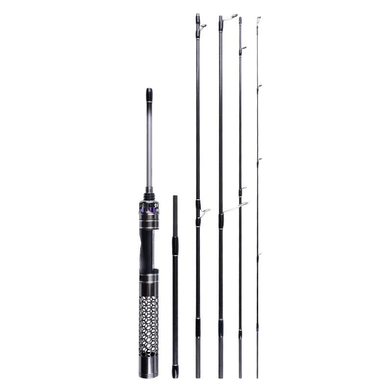 Ultra-short carbon gun-style fishing rod 1.5-1.68m Lanxi 3.0 Battle Armor with all Fuji O-rings for stream fishing