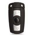 CAS3 semi-intelligent remote car key fob for BMW with three blank metal keys.