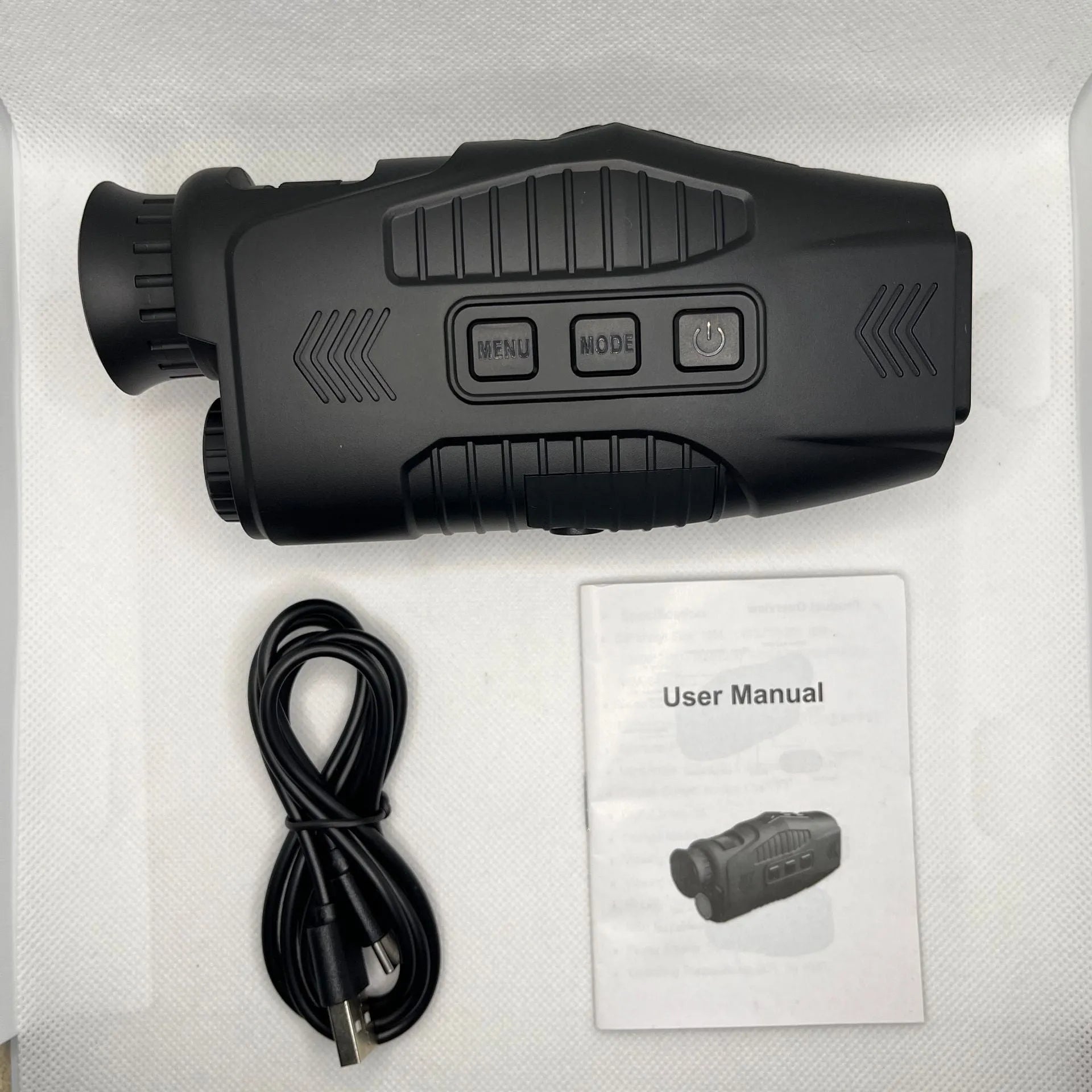 Hd infrared night vision monocular 1080P with 5X zoom and 3W infrared spotlight, 160x75x55mm