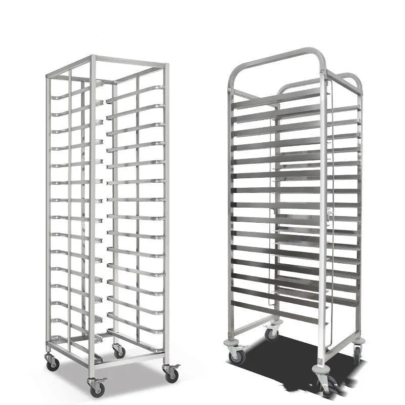 Stainless steel six-layer baking tray rack with 40x60cm frame for commercial kitchens