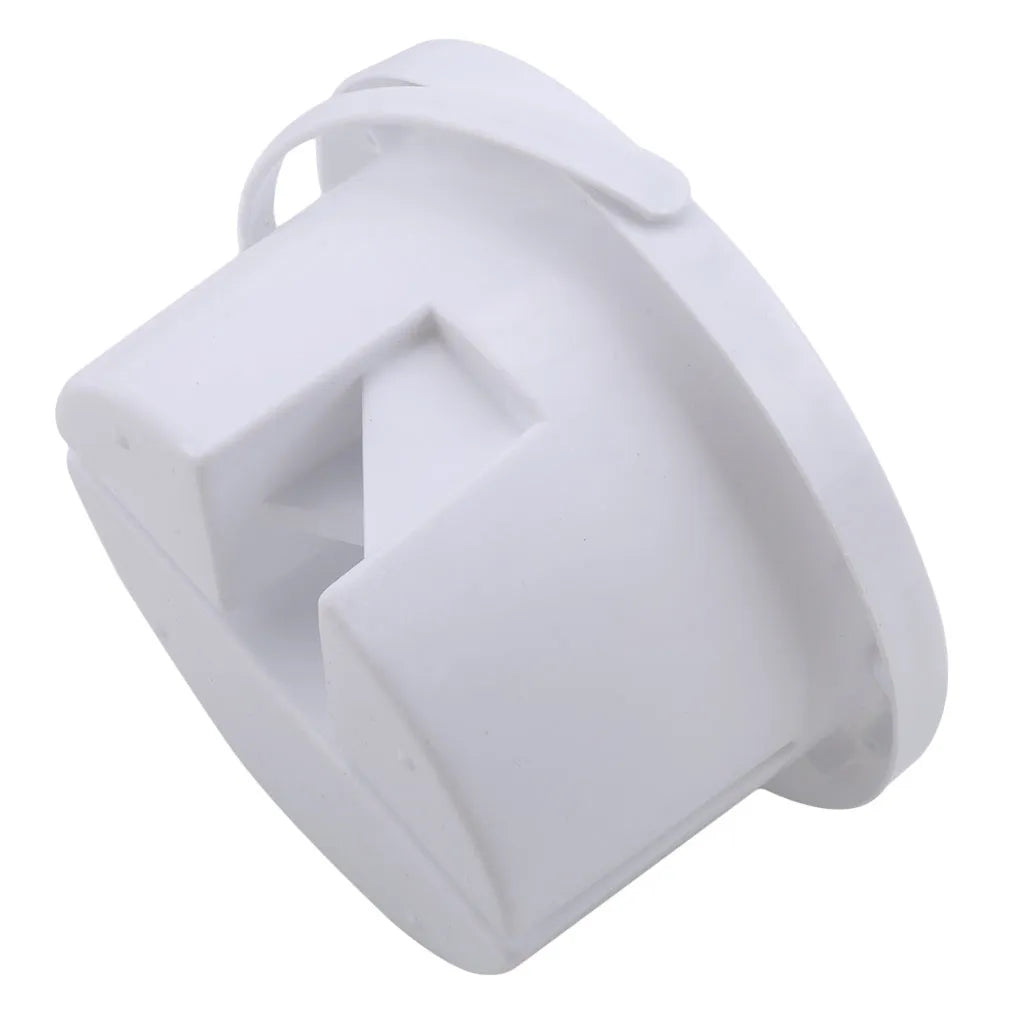 White plastic brush holder for painting with 16.5 cm diameter