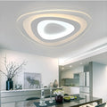 Modern simplicity triangle LED ceiling lamp for bedroom or dining room with smart control and dimmable light