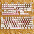 Meow Meow Team themed 141-piece mechanical keyboard key cap set with colourful sublimated artwork.