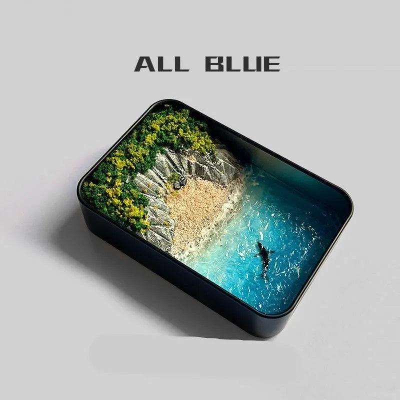 DIY marine landscape handmade model ornament crafted from bamboo for aquarium decoration