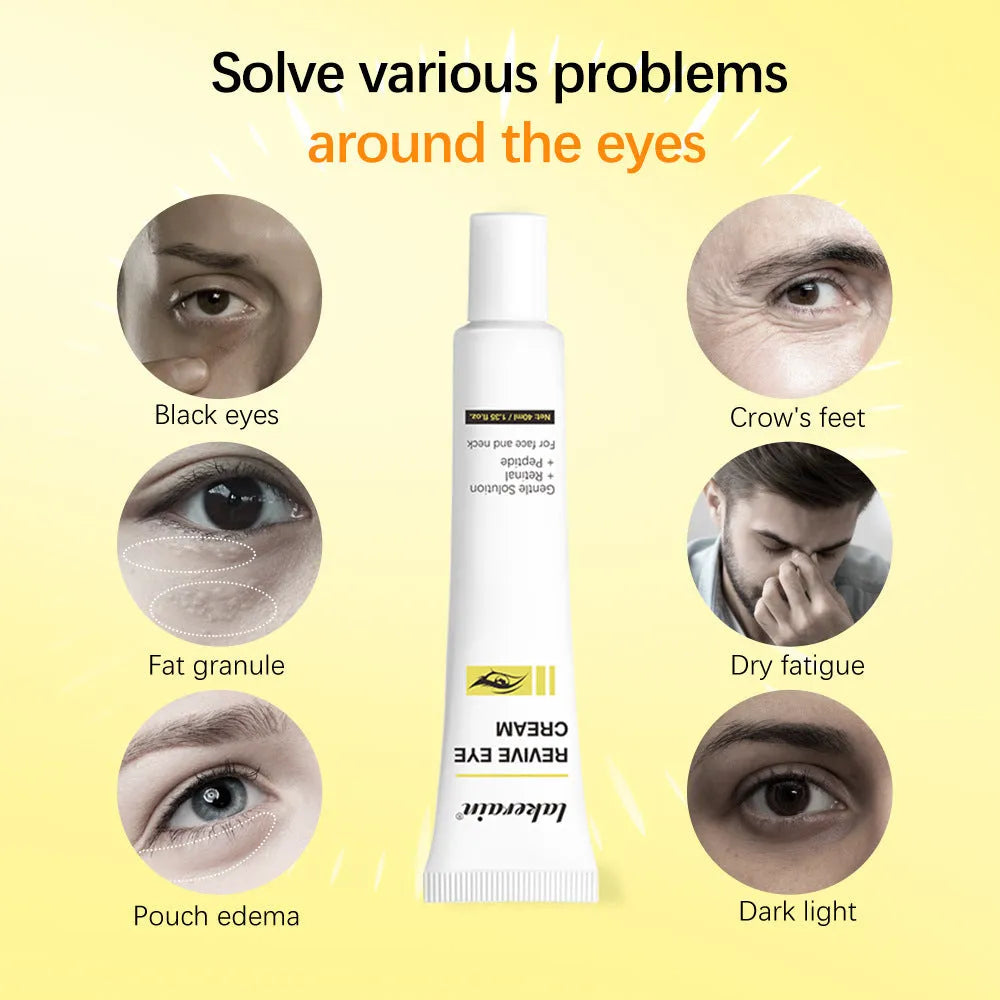 40ml bottle of eye cream for treating dark circles and fine lines