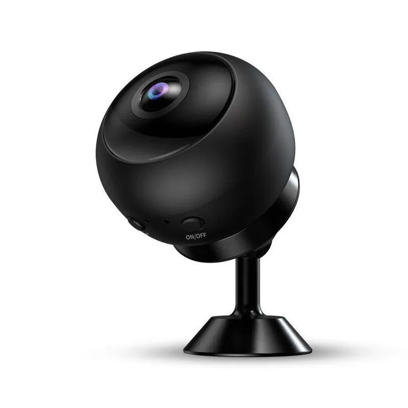 1080p wireless wifi surveillance camera with ABS plastic housing and wide-angle lens