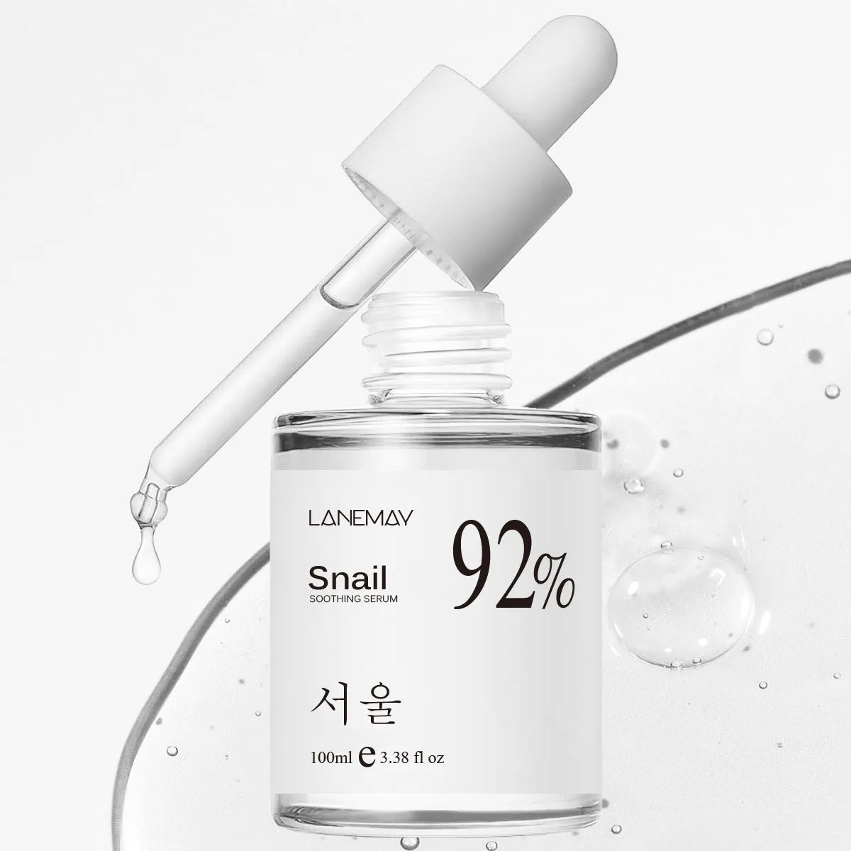 100ml facial moisturising water essence toner bottle with pump dispenser
