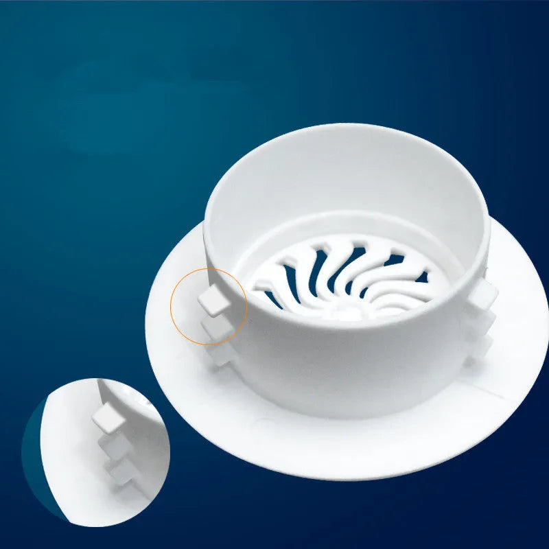 Plastic air conditioning hole cover kit with blocking caps, vent covers, and sealing glue.
