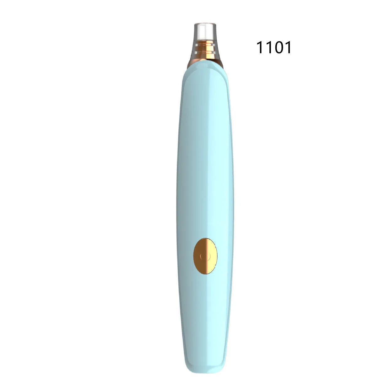 Electric blackhead remover in green with 3 gear suction microcrystalline pore cleaner USB rechargeable