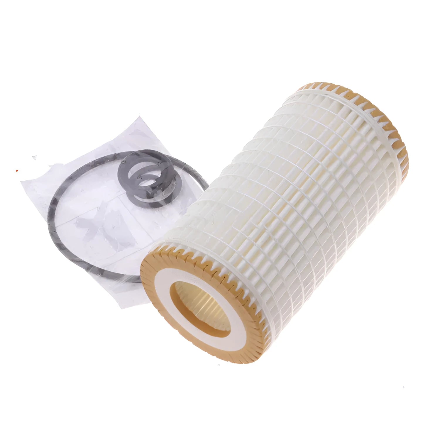 HU718 5X model oil filter with wire wound element for lubricating oil systems.